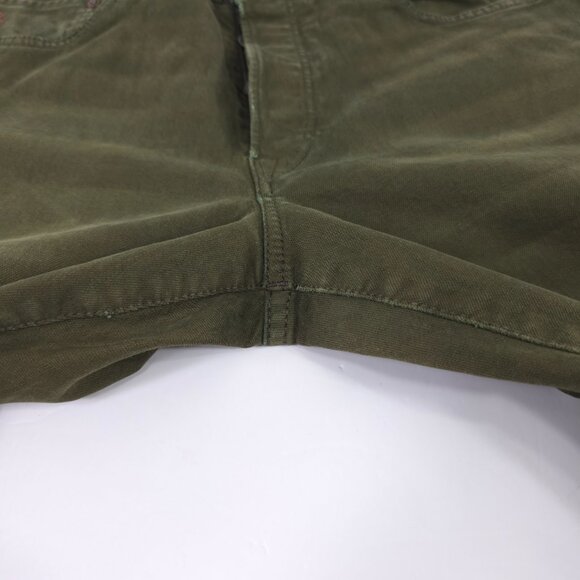 POLO RALPH LAUREN Varick Slim Straight Olive Green Denim Jeans Men's SIZE 36x32. - Picture 12 of 16